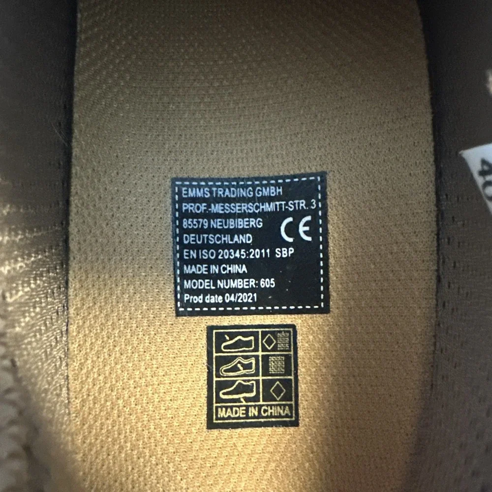 SUADEX‎ Indestructible Steel Toe Work Shoes Size EU-40 US 9-9,5